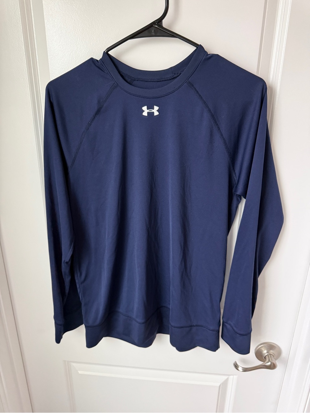 Under Armour Navy HeatGear Long Sleeve Performance Top